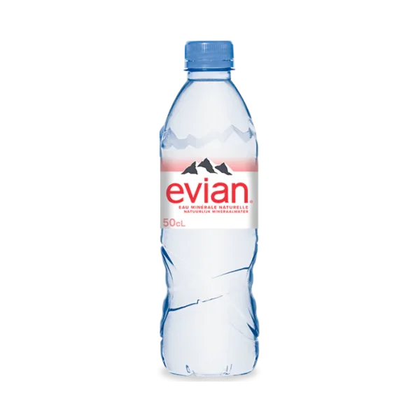 Evian, Perrier 50cl
